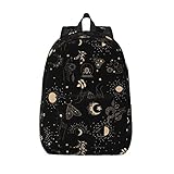 IRIHISKY Backpack Boho Magic Tarot Witch Laptop Rucksack School Bookbag Casual Daypack for 3th 4th 5th Student Teens Travel Hiking 16 Inch
