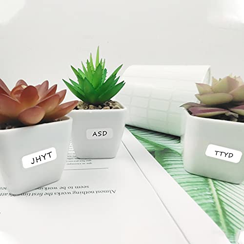 10000Pcs Storage Container Labels Sticker Premium Adhesive Small Labels Writable Label Stickers Rectangle White Sticker For Diy Painting Kits Accessories #TOP3