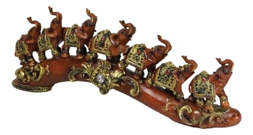 Ebros Feng Shui Ornate Elephant Herd On Great Migration Journey