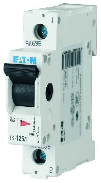 Interrupteur principal Eaton 276278 1P 80A pour tableau électrique