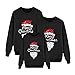 Laonajkd Ugly Weihnachtspullover Familie Set mit Baby Lustig Weihnachtspulli Weihnachten Familien Sweatshirt Strickpullover Herren Damen Kinder Junge Mädchen Jumper Winter Christmas Sweater Xmas
