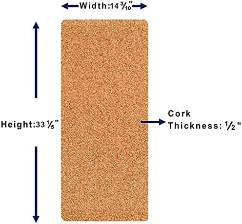 Miniatura 4 de Lorell Tablero de corcho sin marco de bricolaje, 36" x 15"