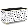 Farmlyn Creek Decorative Rectangular Window Planter Box for Herbs and Succulents, Home Decor, Kitchen, Bathroom, Metal Flower Pot for Tabletop, Balconies, Railing (12.5x5.5x7 in) #2