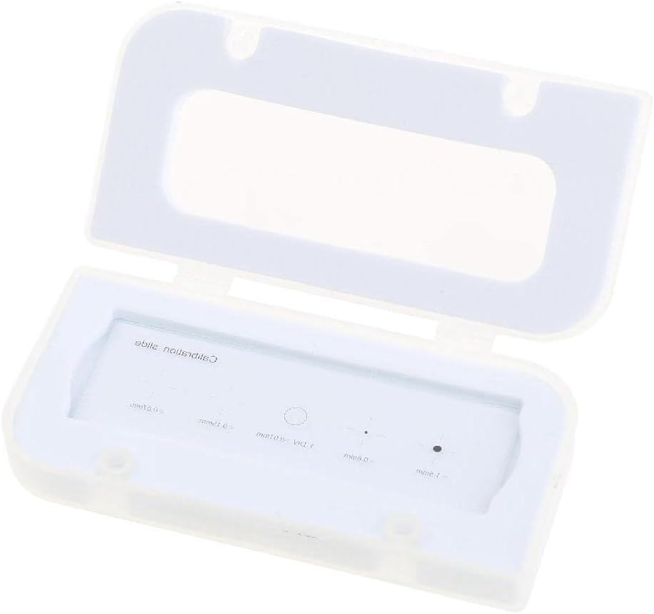 Amazon.com: Reticle Calibrating Slide Ruler 0.01mm Microscope Slides ...