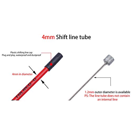 Catazer Shift Cable Housing, 4Mm X 10Ft And 4Mm X 50Ft For Choose (Shift Black,10Ft) #TOP6