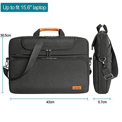 DOMISO Laptop Bag Case Sleeve 15 15.6 16 inch,Business Briefcase Waterproof Messenger Shoulder Bag for Macbook Air/Pro Lenovo IdeaPad Acer Aspire HP ENVY 15 Dell XPS 15 - Image 2