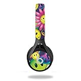 MightySkins Skin Compatible with Beats by Dr. Dre EP Headphones – Peace Smile | Protective, Durable, and Unique Vinyl Decal wrap Cover | Easy to Apply, Remove, and Change Styles | Made in The USA