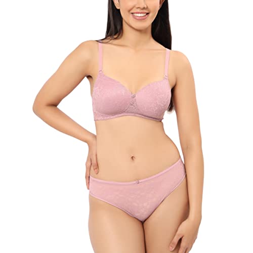 Image of Amante Lace Padded Wire-Free Full Coverage Bridal T-Shirt Bra