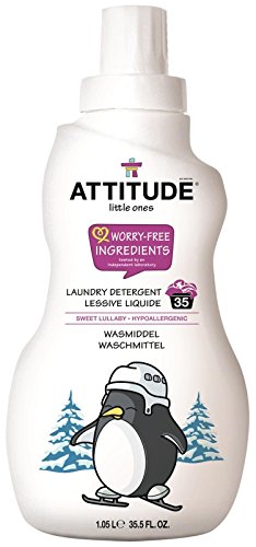 ATTITUDE Littleones Flüssigwaschmittel für 35 Maschinen, Sweet Lullaby, 1er Pack (1 x 1050 ml)