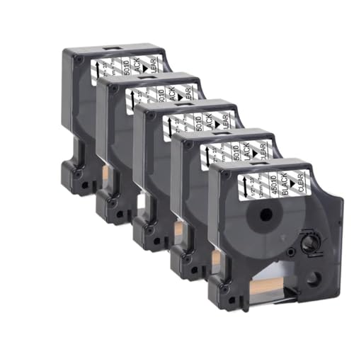 UMTSGYNU 12mm D1 �e�[�v 45013 45010 45018 45024 LabelManager 160 280 COLORPOP���x�����[�J�[�Ή� (�N���A��5����p�b�N)