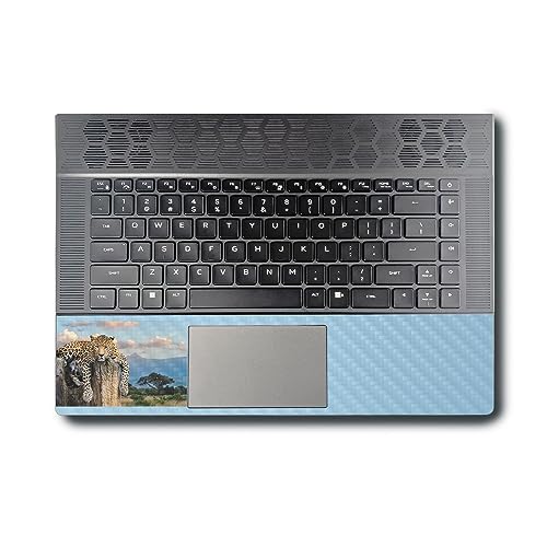 Image of MightySkins Carbon Fiber Skin Compatible With Alienware X16 R1 (2023) Full Wrap Kit - Chill Leopard | Protective, Durable Textured Carbon Fiber Finish | Easy To Apply & Change Styles | Made in the USA