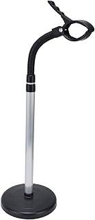 Suporte de secador de cabelo giratório de 360 graus, suporte de secador de cabelo giratório de 360 graus ferro mãos livres de plástico base resistente para hotel para casa