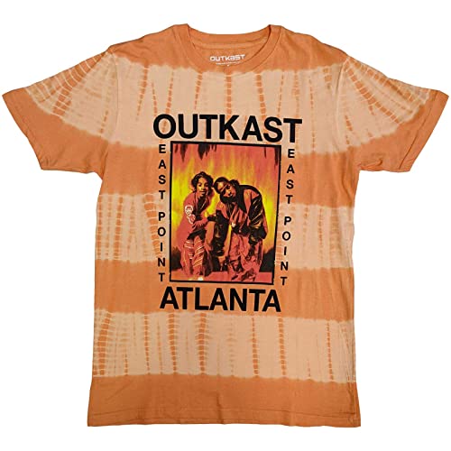 Outkast T-Shirt Musique Rock Off Atlanta Homme Coton Noir Grand Format