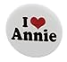 A&T Designs Unisex - I Love Annie 1.25