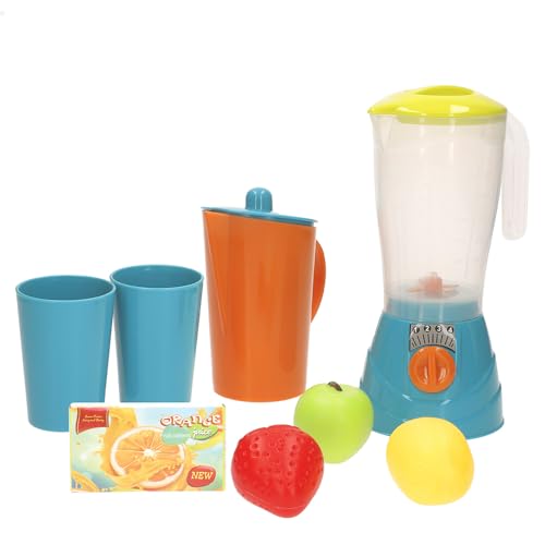 ColorBaby 47959 My Home Batidora Juguete para niños, 9x18 cm, Incluye Frutas y Accesorios, Juguetes niños 24 Meses, Accesorios Cocina Infantil, Juego tareas hogar, Juegos imitación