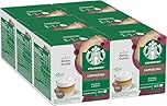 STARBUCKS Cappuccino by Dolce Gusto, 72 Cappuccino Coffee Pods (6 pack), Dark Roasted Espresso with Creamy Milk | Sold by Bargain Hub