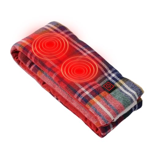 Bufanda térmica para hombres y mujeres cuello lavable temática navideña