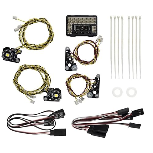 Kit De Cabezal De Grupo De Lámpara IC para Reparar y Mejorar Faros de Traxxas TRX-4 Defender