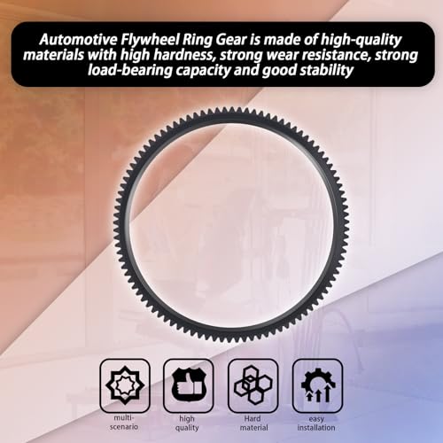 Ciuouient FLYWHEEL STARTER RING GEAR Replacement Ring Gear,Automotive Flywheel Ring Gear Compatible thumb #5