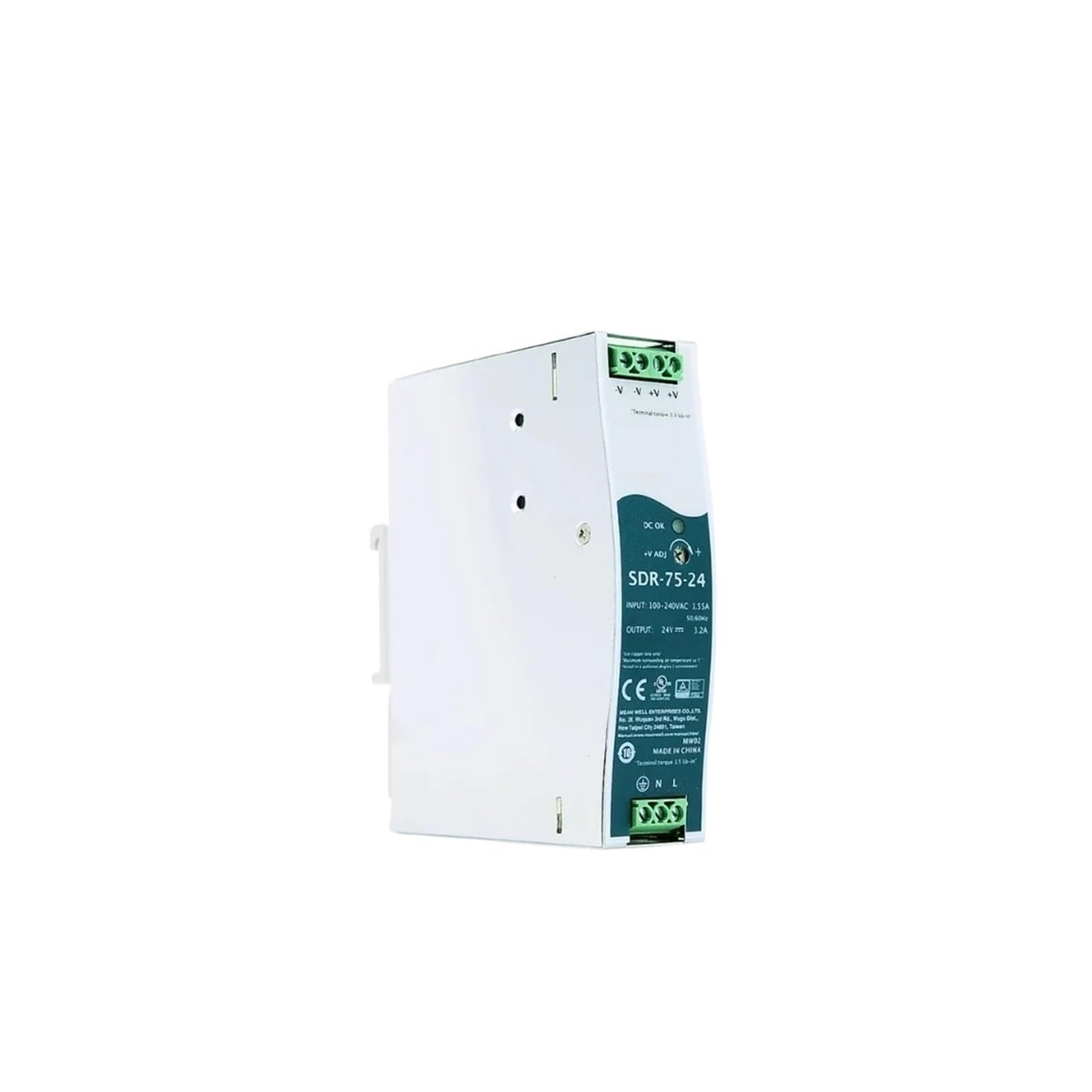 BALYDLUL SDR-75-48 DC 24V 1.6A 76.8W Single Output Industrial Power Supply