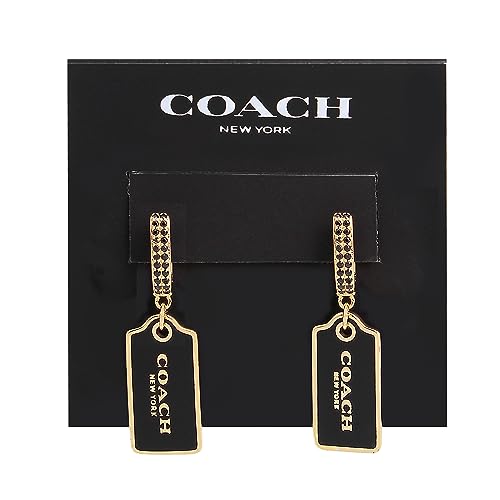 COACH Hangtag Drop Earrings3