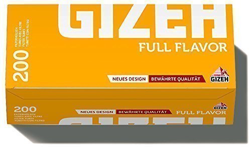 10.000 (50x200) GIZEH Full Sabor (Tubos, Tubos de filtros, Tubos de cigarrillos)