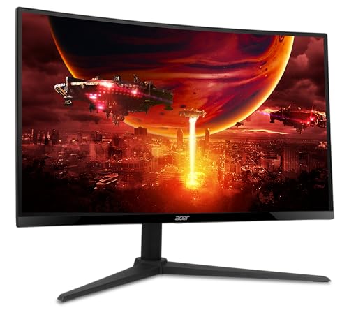 Acer Nitro 27in FHD 1920x1080 Curved 280Hz Gaming Monitor XZ270 Zbmiiphx | 1ms, AMD FreeSync Premium, sRGB 99%, 2xHDMI, DisplayPort, 1500R Curve, Ergo Stand, Speaker, VESA Mountable - image 8