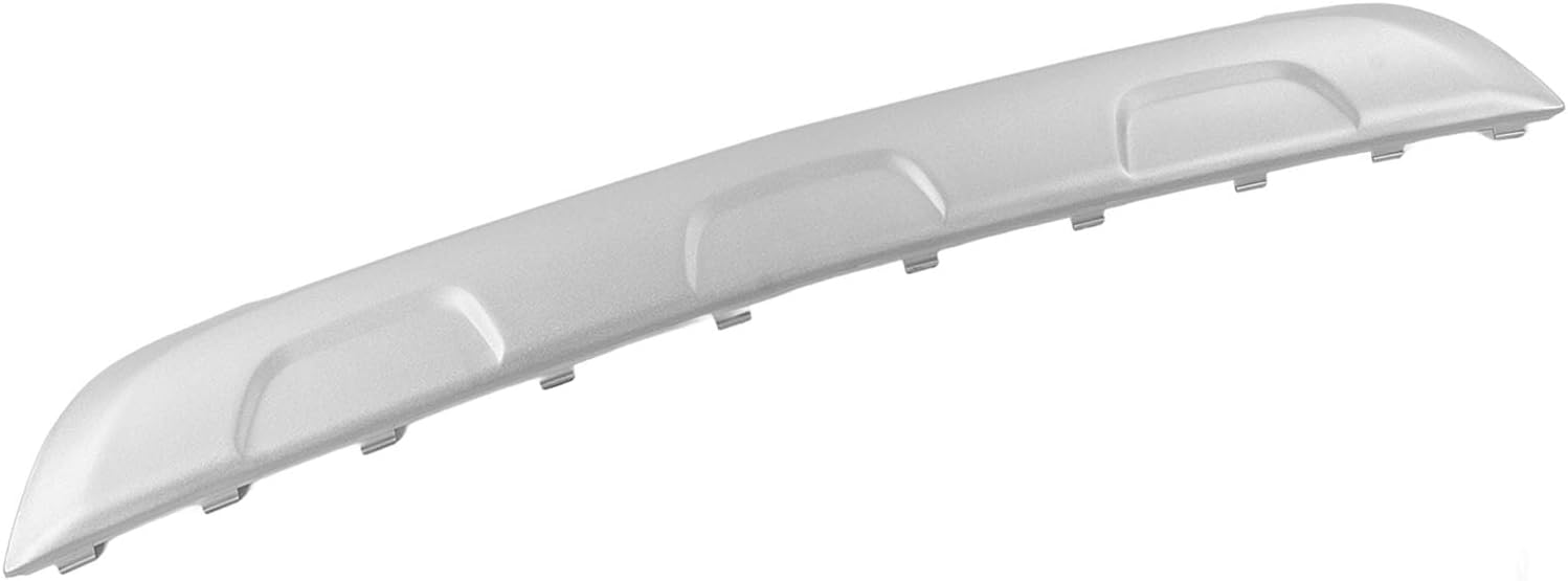 Rear Bumper Lower Skid Plate Valance Panel Trim ABS Rear Bumper Fascia Skid Plate Replacement for Chevy 2016 to 2022 Automotive Exterior (Silver)