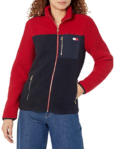 Tommy Hilfiger Damen Women's Casual Sportswear Jacket Jacke, Chili...