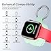 HUOTO for Portable Apple Watch Charger, Mini Purse Keychain 1200mAh iWatch Charger Power Bank Wireless Battery Pack Travel Smart Watch Chargers for Apple Watch Series 11 10 9 8 7 6 5 4 3 2 SE Ultra 2