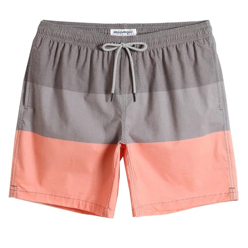 Image of maamgic Mens 7 inch Stretch Swim Trunks Quick Dry Mesh Lining Swimwear Bathing Suits