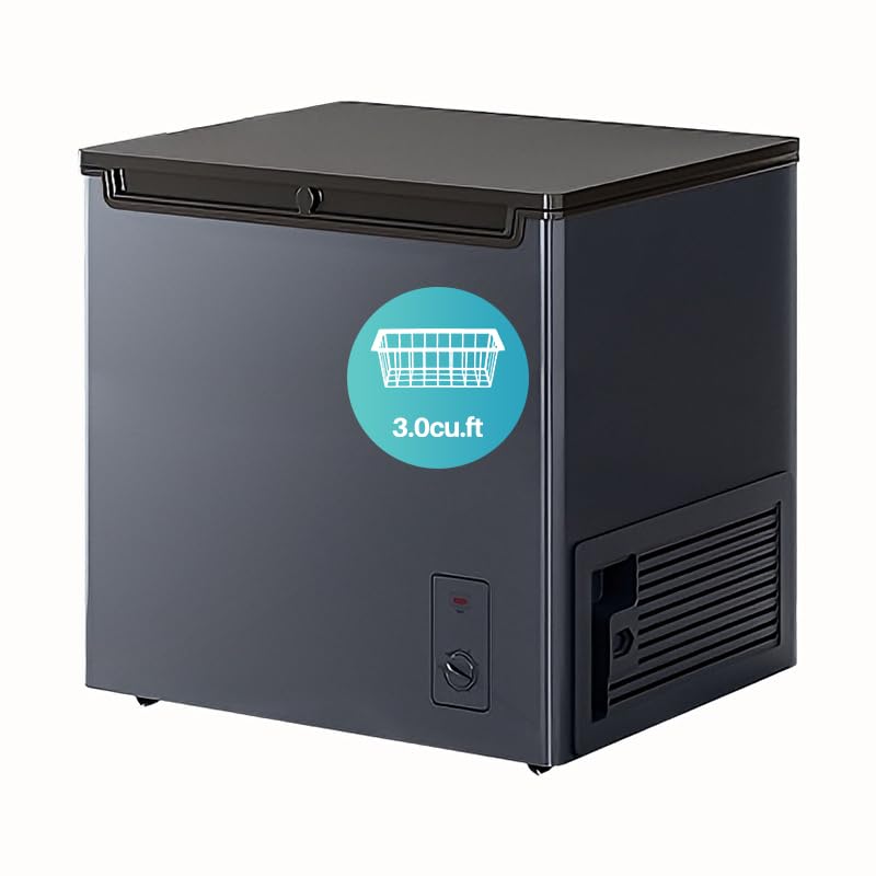 hailux BC/BD-68 6 cu ft Chest Freezer Black