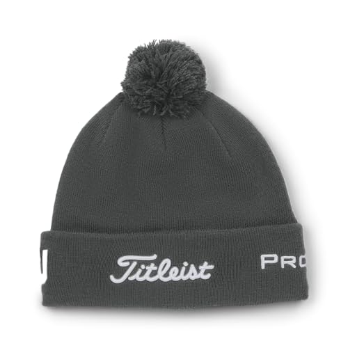 Titleist unisex Standard Tour Pom, Charcoal/White, OSFM