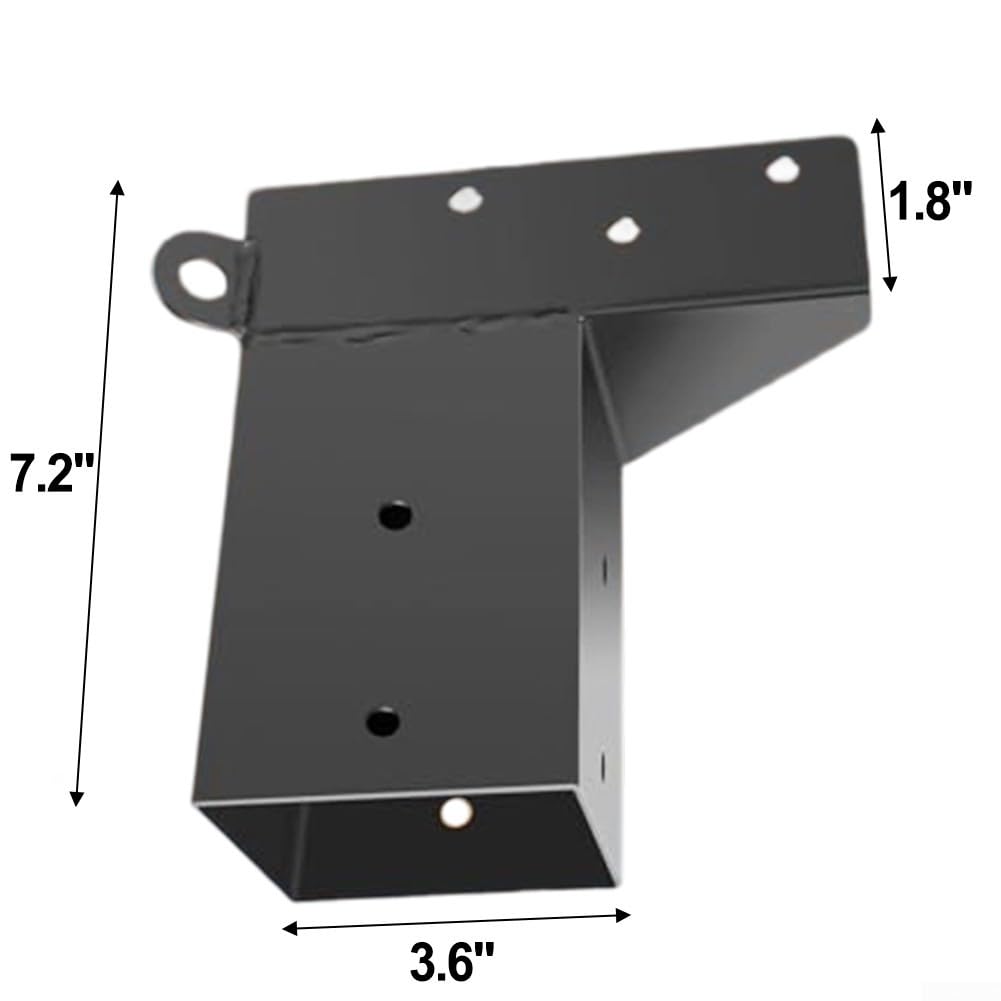 para soporte Caza para acero 2 Pack para Madera para 4x4 para | para acero carbono para robusto, para resistencia climática, para ideal lluvia nieve, durabilidad extrema, seguridad total