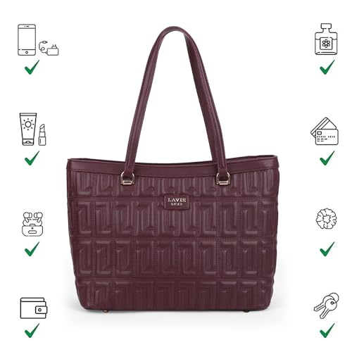 Image of Lavie Luxe Juli Large Tote Bag for Women | Tote Bag for Work | Ladies purse | Stylish Shoulder Bag | Gift for Women
