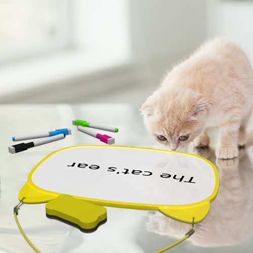 Dry Erase White Board Mini Hanging White Board For Kids Portable Lined Borad Mini Lapboards 11.5X8 Inches (Yellow) #TOP5