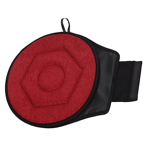 Image of Semme 360 Degree Rotating Car Cushion for Elderly Pregnant Woman Children, Portable Round Seat Pad, Rotating Car Swivel Seat Cushion, Rotatory Chair Pad (Burgundy)