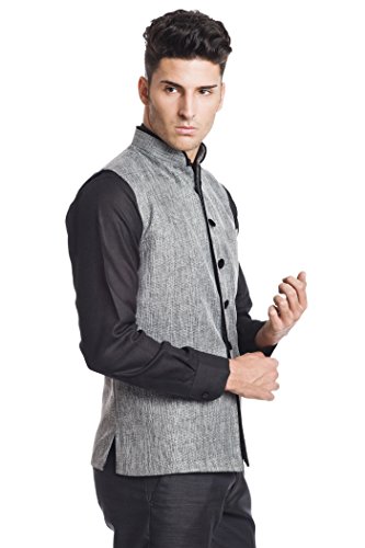 WINTAGE Men's Rayon Festive Nehru Vest Waistcoat- 15 Colors2