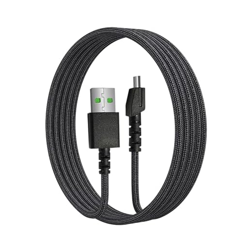 NSGWKZD Carregador de substituição para Razer Naga Pro, DeathAdder V2 Pro, Viper Ultimate, cabo de carregamento de mouse sem fio Mamba