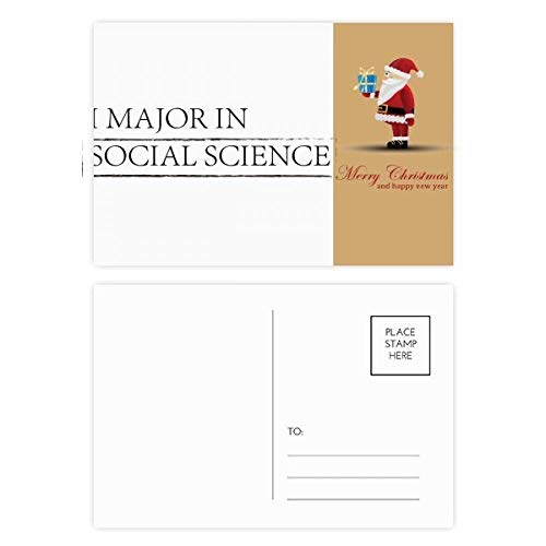 Cartes postales Major in Social Science Père Noël (Lot de 20) pour rompre la monotonie