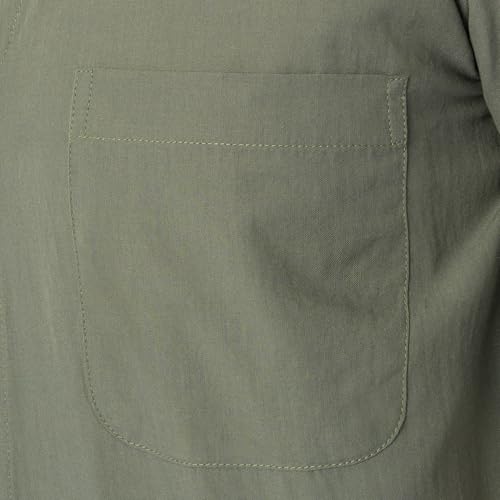 Image of Fruit of the Loom Men's Broadcloth Short Sleeve Top and Long Pants Pajama Set