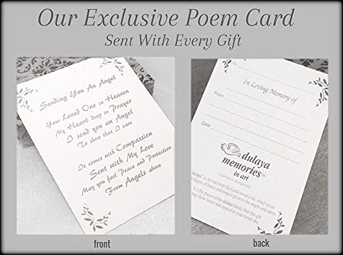 Memorial Angel Candleholder Statue With Led Tealight, Sympathy Gifts In Loving Memory With Condolences Card, Remembrance Angels Candle Holder, Celebration Of Life Decorations #TOP2