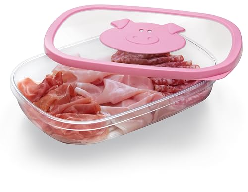 Snips Boite A Jambon, Boîte de Conservation, Boîtes Charcuterie 1,5 L Rectangular, Made in Italy