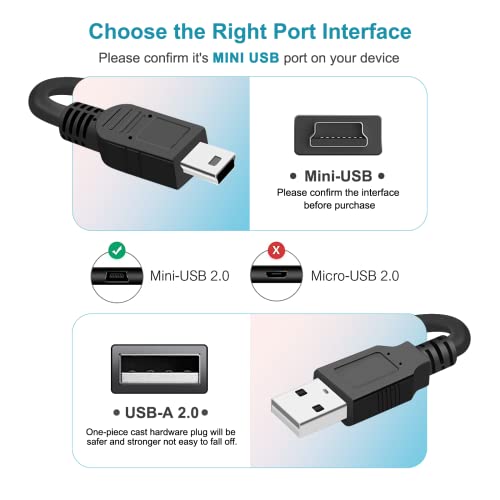 Mini carregador de parede USB cabo de alimentação CA para Nuvi Drive 40lm 50lm 52 60 255w 265w 550 6