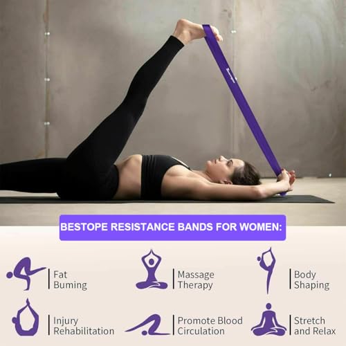 GXGM 5 Piezas Bandas Elasticas Musculacion,Bandas Elásticas Fitness, Bandas de Resistencia, Elásticas Fitness y Musculación de Látex Agradable a la Piel con Guía de Ejercicios de Español(4.5-23kg - imagen 5