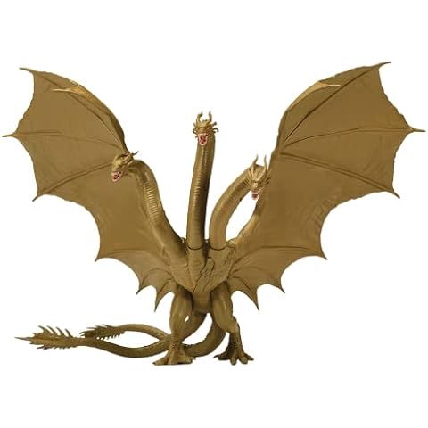 MonsterVerse King Ghidorah Action Figure with Battle Damage Cover