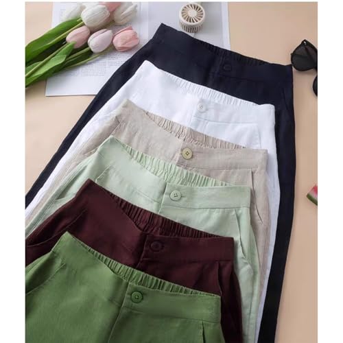 Men's Vintage Linen Pants Summer Lightweight Premium Dress Pants4