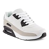 zara schuhe damen pumps  FiveSix Herren Damen Sportschuhe Dämpfung Sneaker Laufschuhe Schwarz/Grau/Weiss-M EU 44