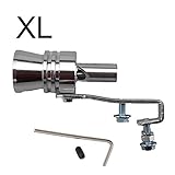 √ Anwendungsbereich --- Universelles Zubehör für alle Modelle, einfach zu installieren, sehr stilvoll, kostengünstig, schön und eine Autodekoration. Die Turbopfeife ist nicht für extrem gebogene Endrohre geeignet.