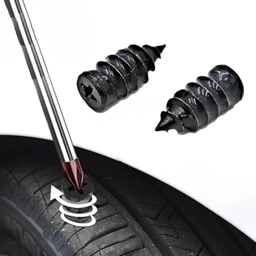 Image of Tire Repair Nail Tire Repair Rubber Screws Vacuum Tire Repair Tubeless Tools for Car Motorcycle Truck Scooter Bike Bicycle Tire Puncture Repair 10 Packs